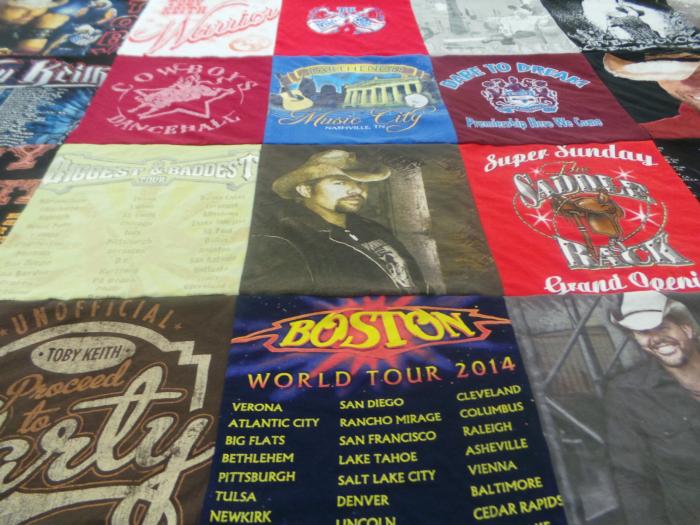 Project Repat Tee Shirt Quilt